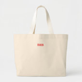 Grand Tote Bag Canvas "BRB" Fourre-tout - Design et polyvalent (Devant)