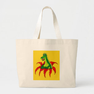 Grand Tote Bag Capo, le petit dragon