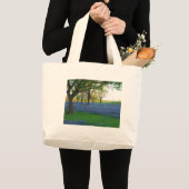 Grand Tote Bag Capots de bleu du Texas (Devant (produit))