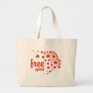 Grand Tote Bag Cara del espíritu libre, otoño