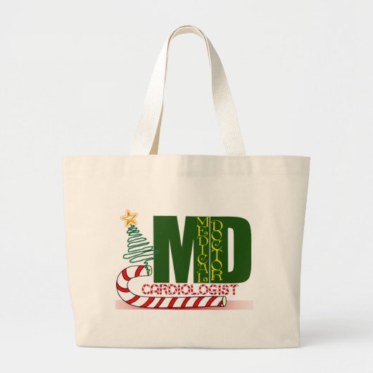GRAND TOTE BAG CARDIOLOGUE DE NOËL (Devant)