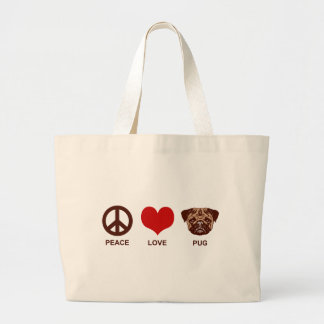 Grand Tote Bag Carlin d'amour pour la paix