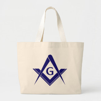 Grand Tote Bag Carré et boussoles modernes