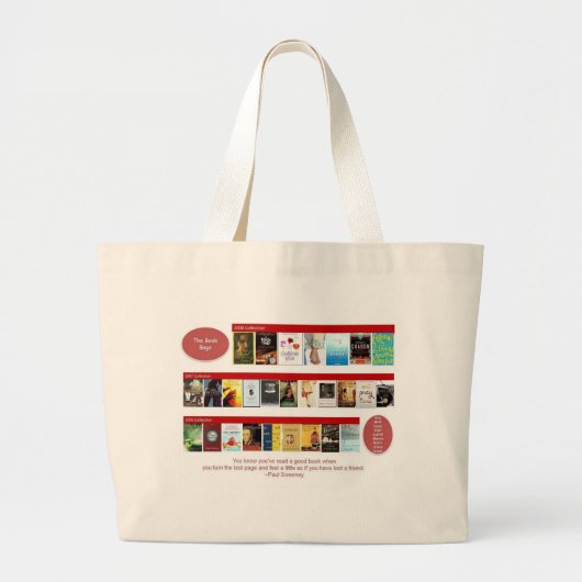 Grand Tote Bag Cartables V2 - Customisé (Devant)