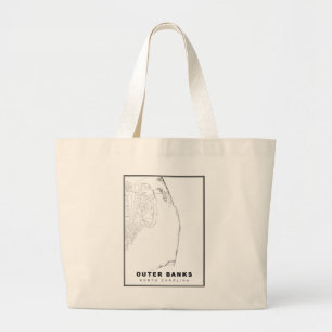 Grand Tote Bag Carte des banques extérieures