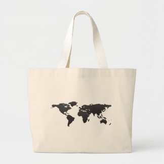 Grand Tote Bag Carte du monde