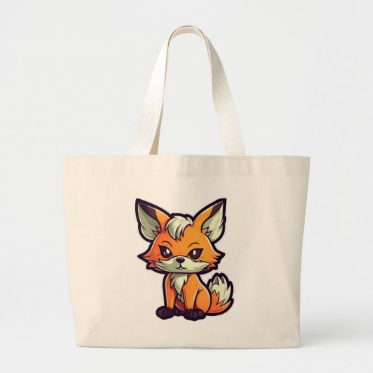 GRAND TOTE BAG CARTOON FOX (Devant)