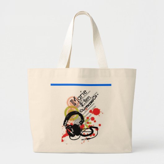 Grand Tote Bag casque (Devant)