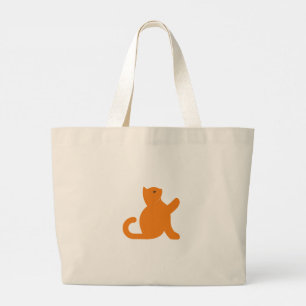 Grand Tote Bag Cat dit bonjour