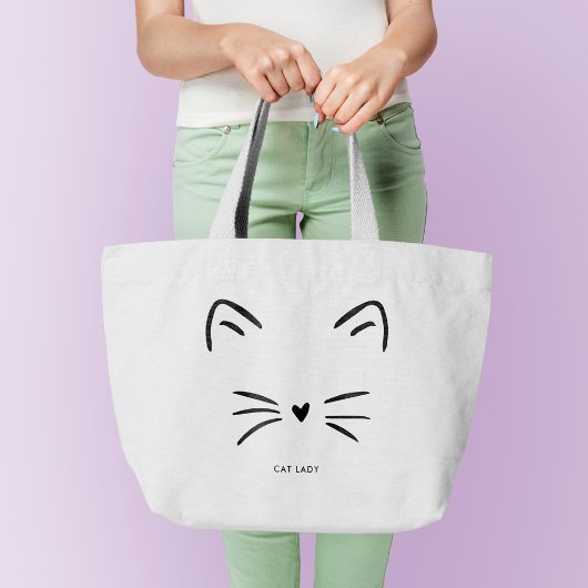 Grand Tote Bag Cat Whiskers