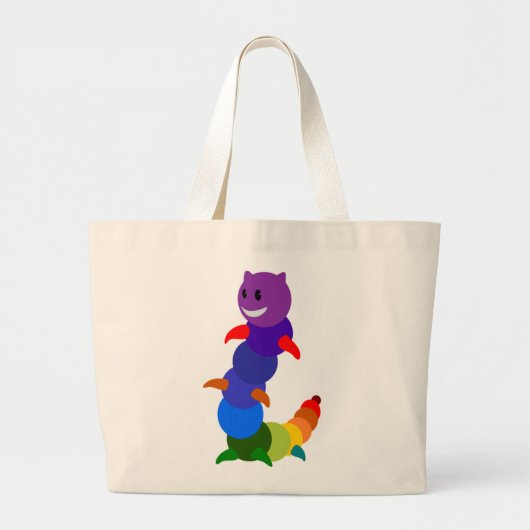 GRAND TOTE BAG CATERPILLAR DE RAINBOW (Devant)