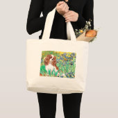 Grand Tote Bag Cavalier 2 (Bl) - Irises (Devant (produit))