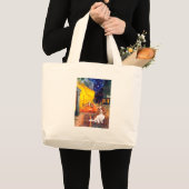 Grand Tote Bag Cavalier 2 (Bl) - Terrace Cafe (Devant (produit))