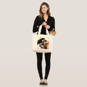 Grand Tote Bag Cavaliers de frères (Devant (modèle))