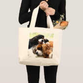 Grand Tote Bag Cavaliers de frères (Devant (produit))