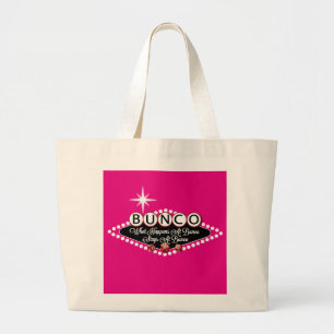 Grand Tote Bag Ce Qui Se Passe À Bunco Séjourne À Bunco Fun