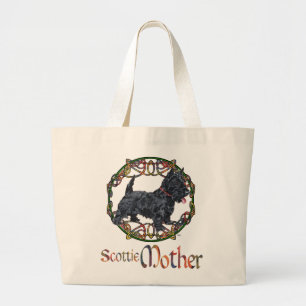 Grand Tote Bag Celtic Scottish Terrier Mother