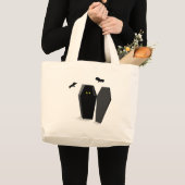 Grand Tote Bag Cercueil éffrayant (Devant (produit))