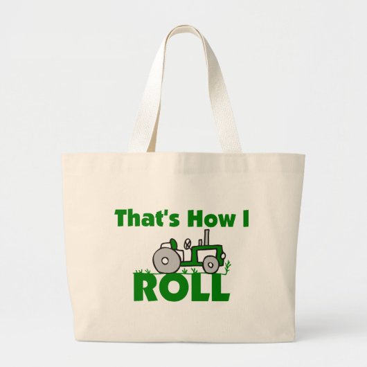 Grand Tote Bag C'est comme ça que je roule (Devant)