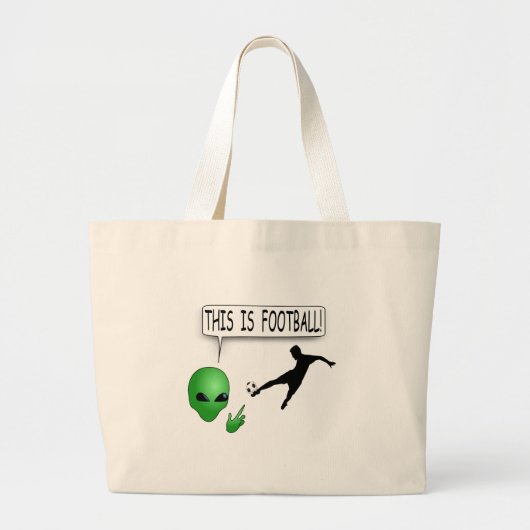 Grand Tote Bag C'Est Du Football (Devant)