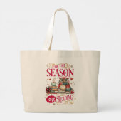 Grand Tote Bag C'est la saison de la lecture (Dos)