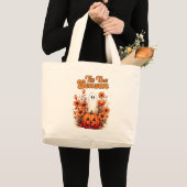 Grand Tote Bag C'est la saison Halloween automne (Devant (produit))
