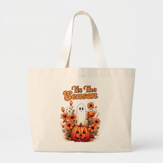 Grand Tote Bag C'est la saison Halloween automne (Devant)