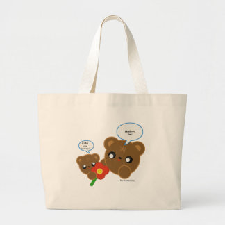 Grand Tote Bag C'est pour vous maman ! , Merci ! Fils !