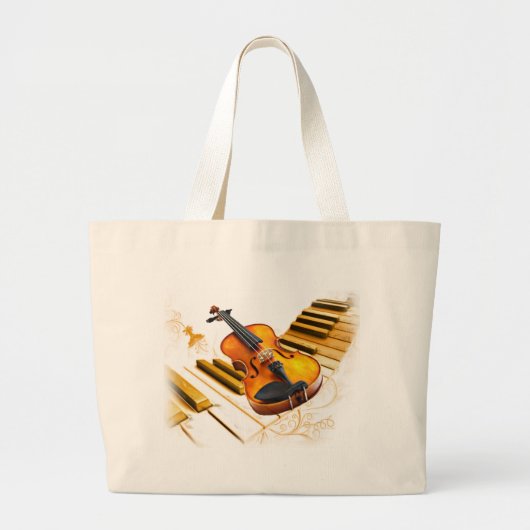 Grand Tote Bag Chaînes et clés_ (Devant)