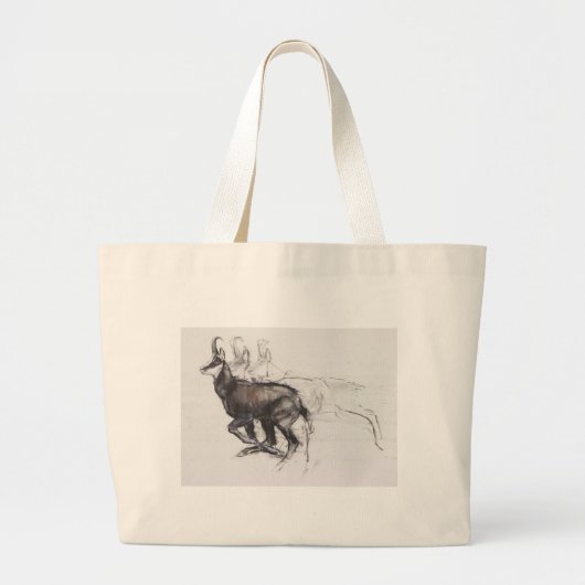 Grand Tote Bag Chamois courant (Devant)