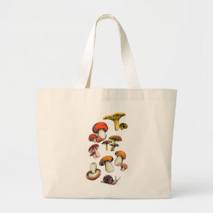 Grand Tote Bag champignons sauvages