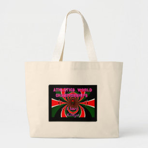 Grand Tote Bag Championnats du monde d'athlétisme du Kenya : Drap