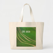 Grand Tote Bag Champs verts (Devant)