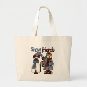 Grand Tote Bag Chandails et cadeaux d'amis de la neige