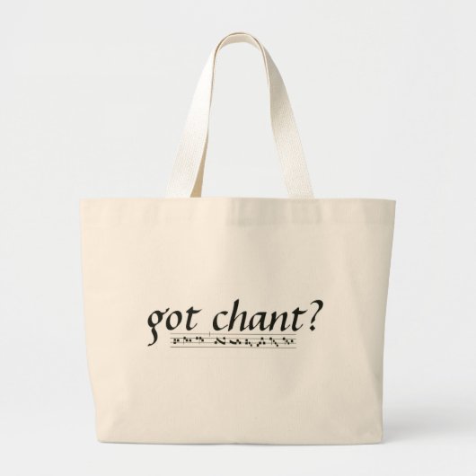 Grand Tote Bag Chant obtenu ? (Devant)