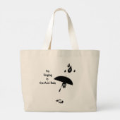 Grand Tote Bag Chanter Dans La Pluie Acide (Dos)