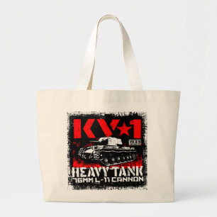 Grand Tote Bag Char lourd soviétique KV-1