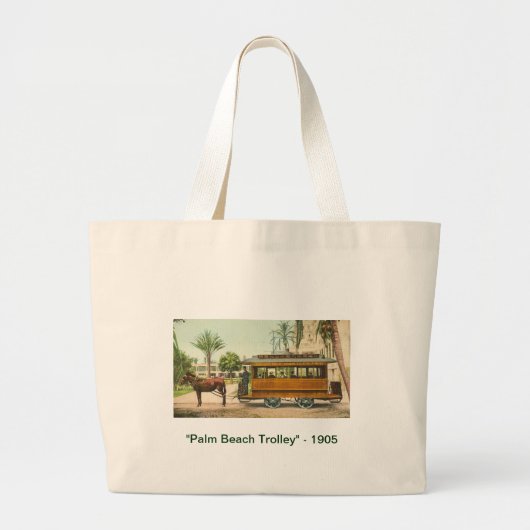 Grand Tote Bag "Chariot à Palm Beach" - 1905 (Devant)