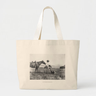 Grand Tote Bag Charles Belden avec le cheval et le crâne