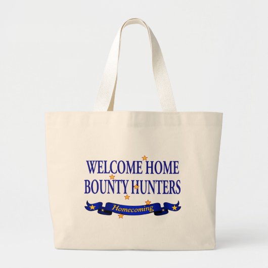 Grand Tote Bag Chasseurs de générosité à la maison bienvenus (Devant)