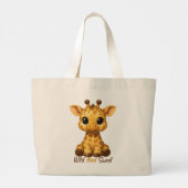 Grand Tote Bag Chat Chanceux (Dos)