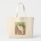 Grand Tote Bag Chat de "Ragdoll" (Devant)