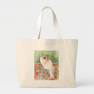 Grand Tote Bag Chat de "Ragdoll"