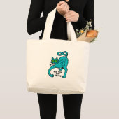 Grand Tote Bag Chat Expressif Excentrique (Devant (produit))