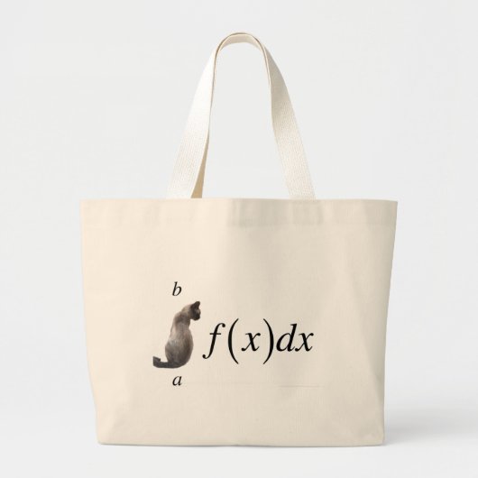 Grand Tote Bag Chat intégral (Devant)