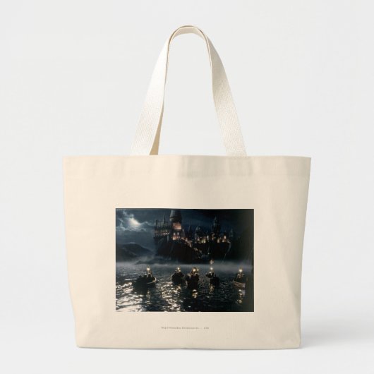Grand Tote Bag Château Harry Potter | Arrivée à Poudlard (Devant)