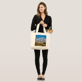 Grand Tote Bag Château Himeji #5, Japon (Devant (modèle))
