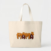 Grand Tote Bag Chats couchants (Devant)
