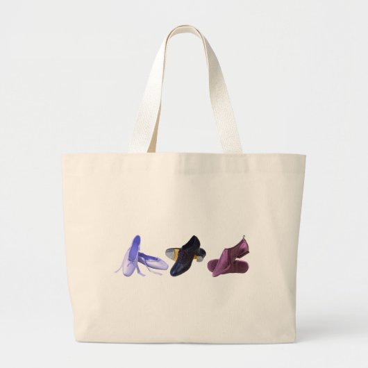 Grand Tote Bag Chaussures de danse (Devant)