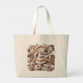 Grand Tote Bag Chef pâtissier professionnel (Dos)